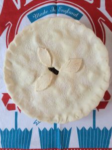 Gluten-free blackberry and apple pie
